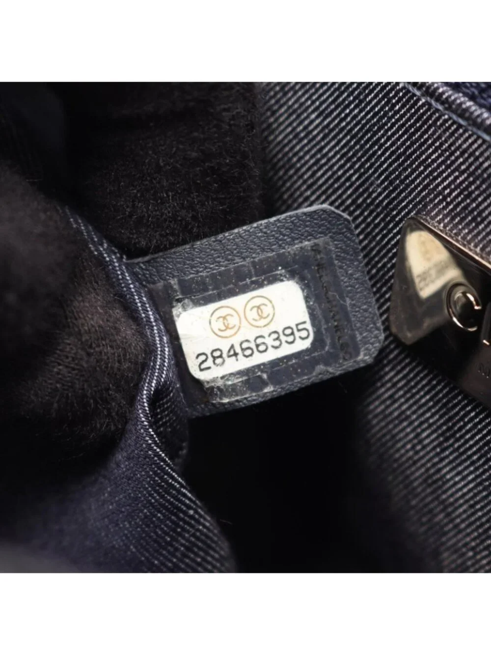 Chanel Shoulder Bag CC Logo Black Lambskin CC Small Flap Chain